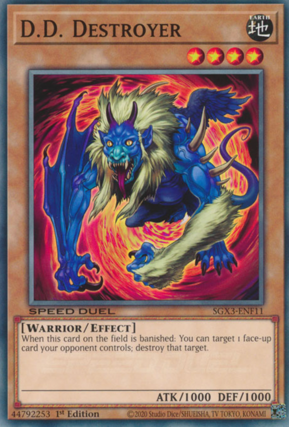 D.D. Destroyer - SGX3-ENF11 - Common 1st Edition