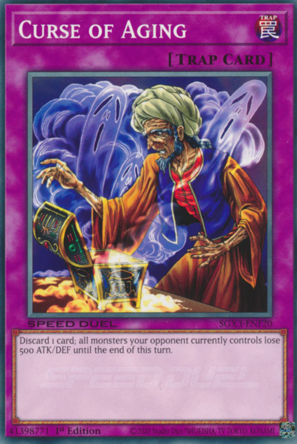 Curse of Aging - SGX3-ENF20 - Common 1st Edition