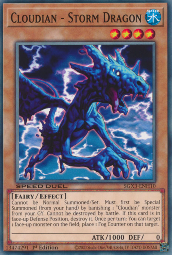 Cloudian - Storm Dragon - SGX3-ENH10 - Common 1st Edition