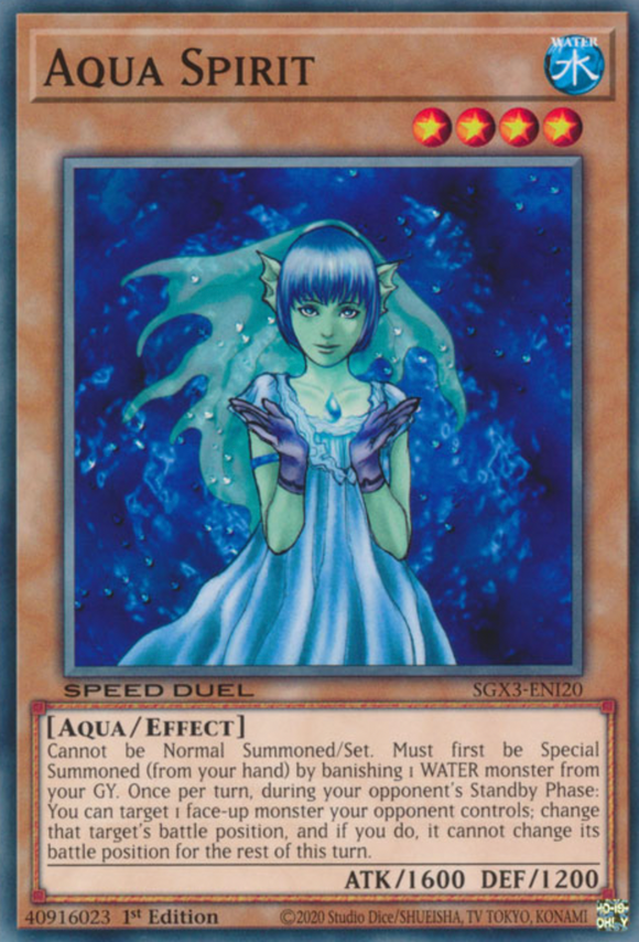 Aqua Spirit - SGX3-ENI20 - Common 1st Edition