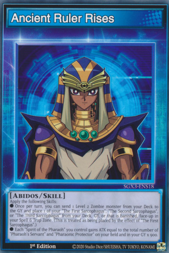 Ancient Ruler Rises - SGX3-ENS18 - Common 1st Edition