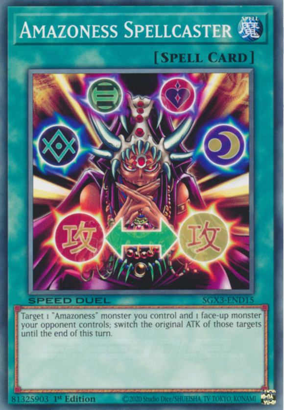 Amazoness Spellcaster - SGX3-END15 - Common 1st Edition