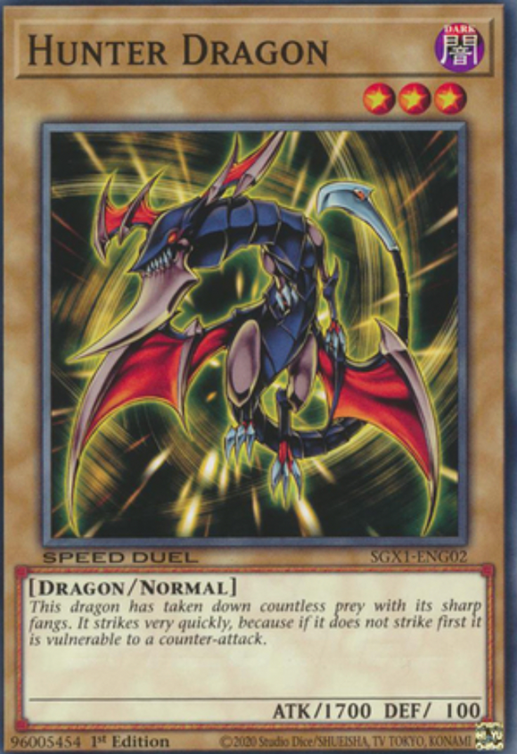 Hunter Dragon - SGX1-ENG02 - Common 1st Edition