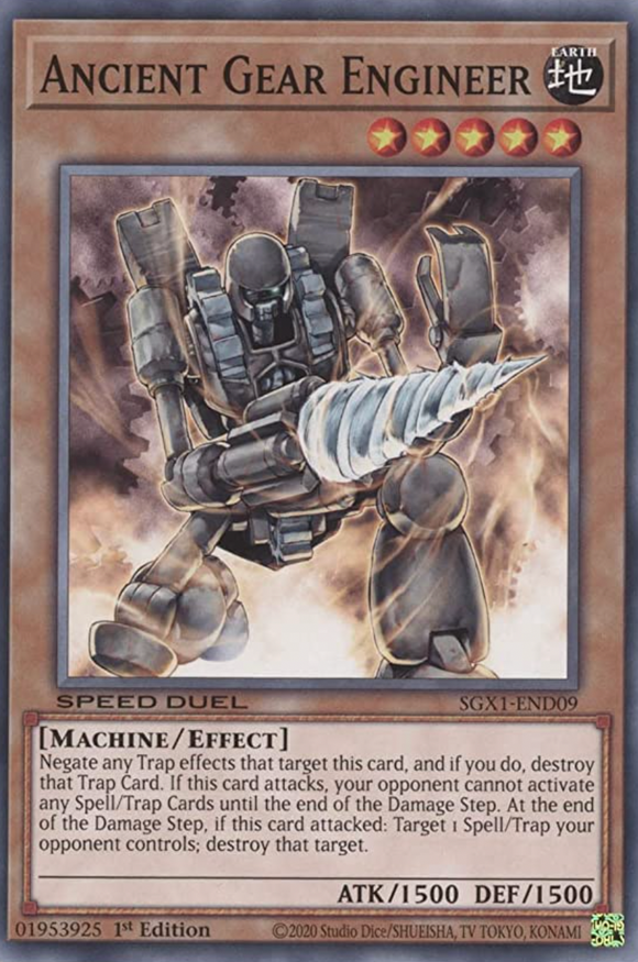 Ancient Gear Engineer - SGX1-END09 - Common 1st Edition