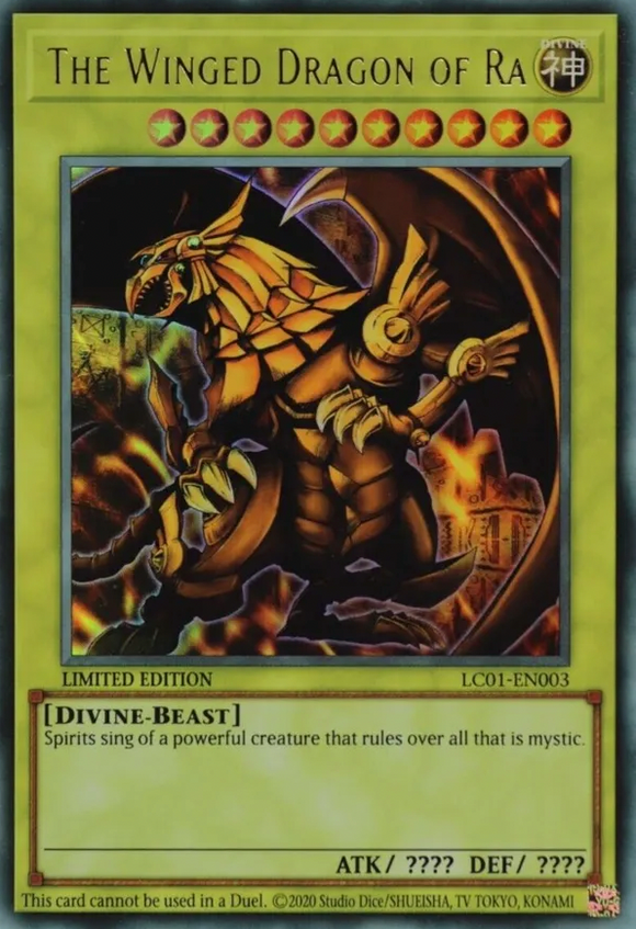 The Winged Dragon of Ra - LC01-EN003 - Ultra Rare Limited Edition