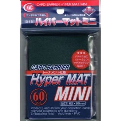 KMC Hyper Mat Mini - Green (60ct) - Yu-Gi-Oh Size