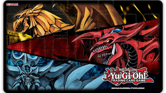 Slifer, Obelisk, and Ra - Playmat